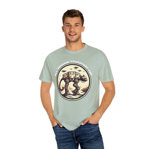 All Terrain Transport Cat on Comfort Colors T-Shirt