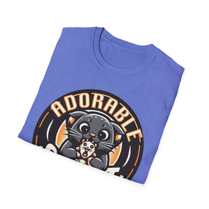 Adorable Sadist Cat Tee on Softstyle