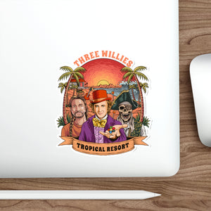 3 Willies Die-Cut Stickers