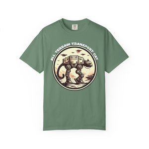 All Terrain Transport Cat on Comfort Colors T-Shirt