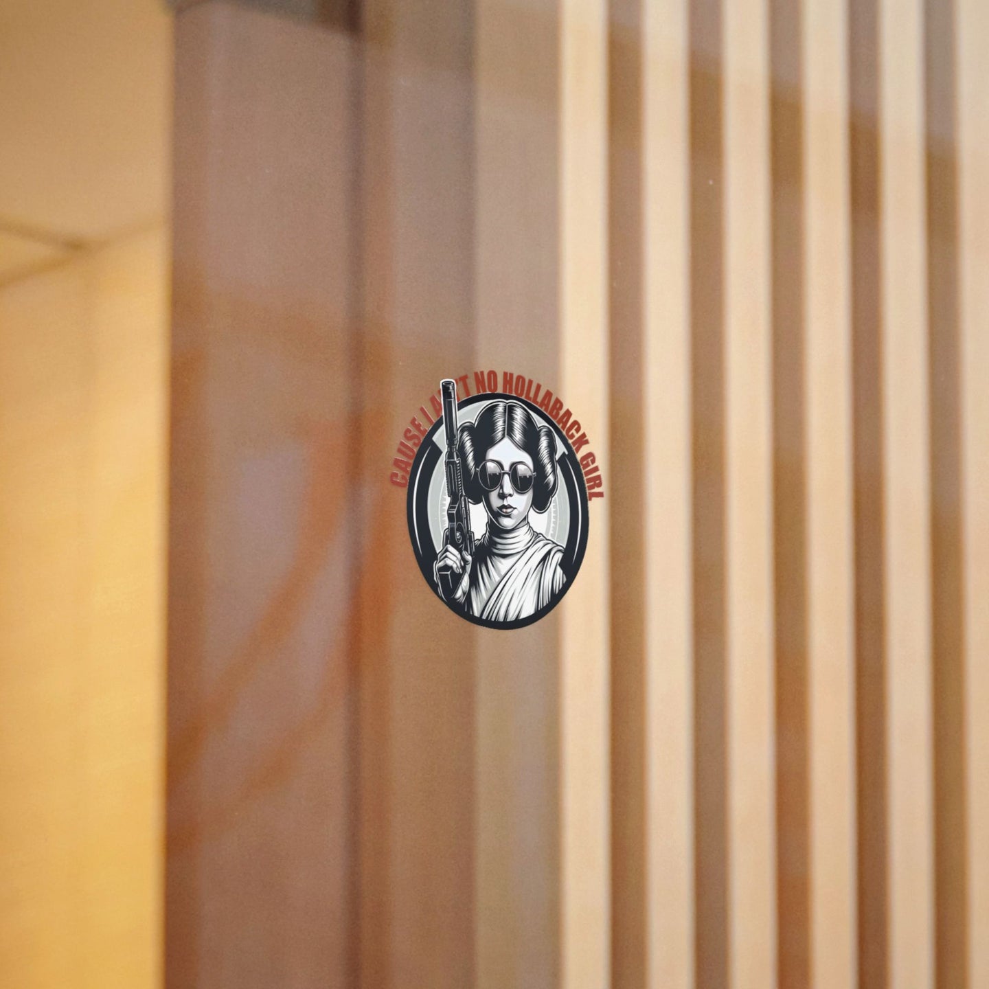 Holla Back Girl Die-Cut Stickers