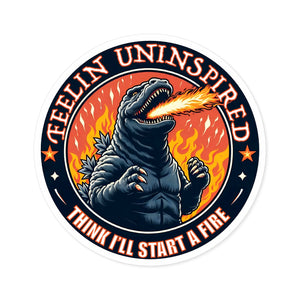 Stone Temple Godzilla Sticker
