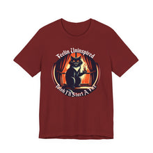 Load image into Gallery viewer, Dark Humor Cat on Bella+Canvas Tee
