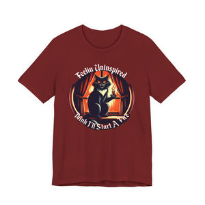 Dark Humor Cat on Bella+Canvas Tee
