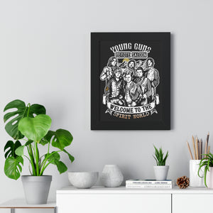 Young Guns Peyote Saloon Framed Poster