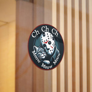 Jason Cat Lover Die-Cut Stickers (DTF)