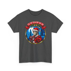 Santa Voorhees on Heavy Gildan