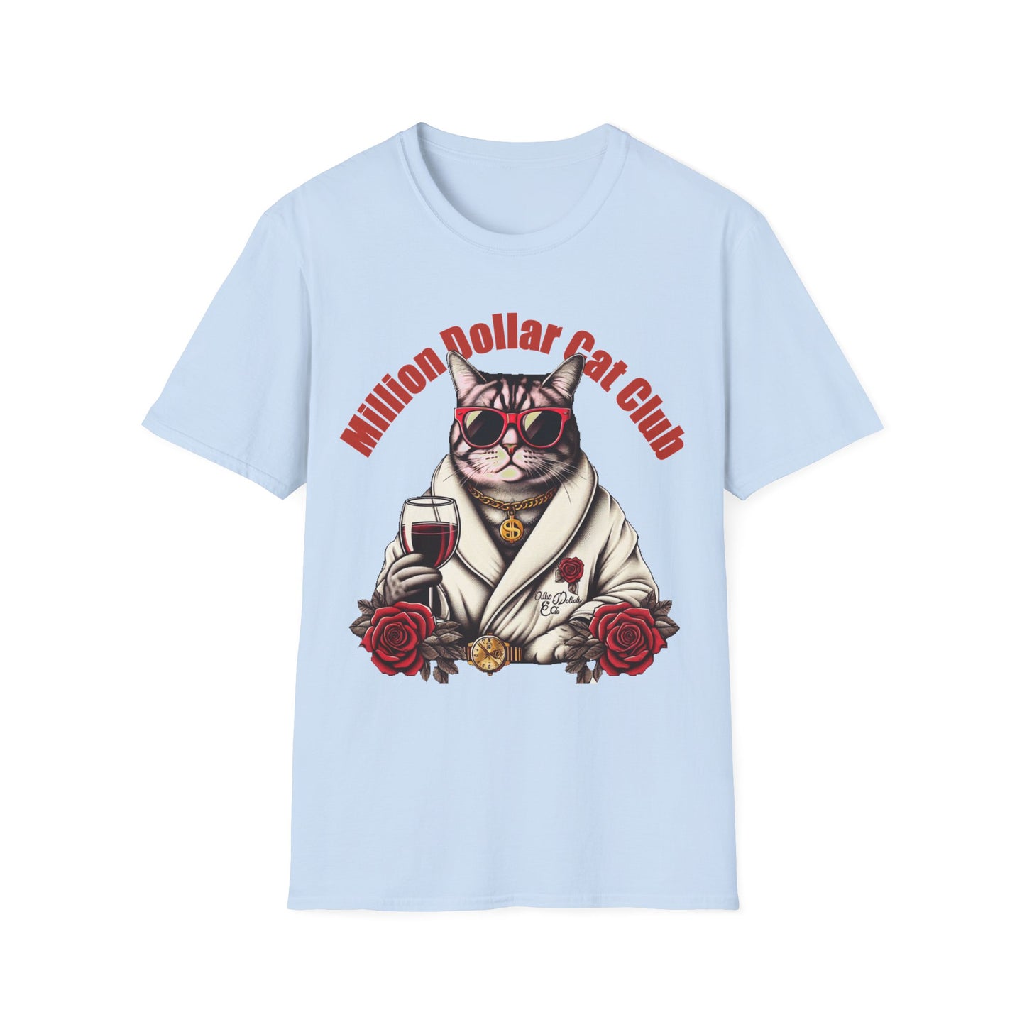 Cat Club Tee on Softstyle