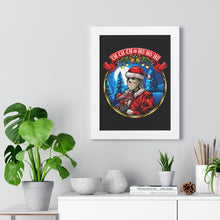 Load image into Gallery viewer, Santa Voorhees Framed Vertical Poster
