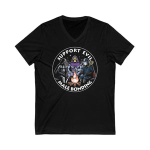 Evil Villains on Bella+Canvas V-Neck