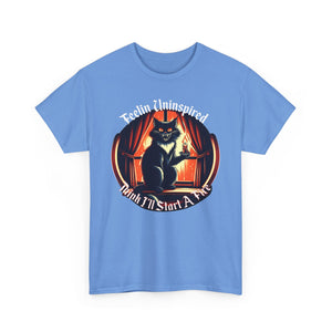 Dark Humor Cat on Gildan Heavy Cotton