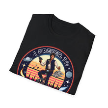 Load image into Gallery viewer, Han Solo Unicycle On Gildan Softstyle Tee
