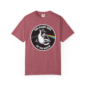 Dark Side of The Meow Tee on Comfort Colors T-shirt