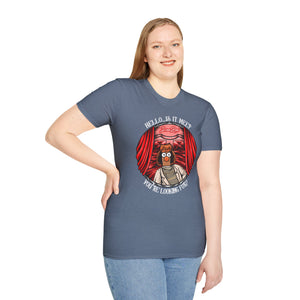 Hello Meeper Tee On SoftStyle