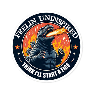 Stone Temple Godzilla Sticker