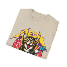 Load image into Gallery viewer, Hard Rock Kitty -- Yellow -- On Gildan Softstyle T-Shirt
