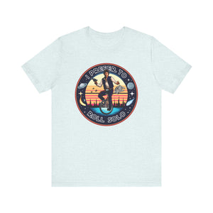 Han Solo Unicycle on Bella+Canvas Tee