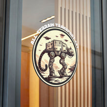 Load image into Gallery viewer, All Terrain Transport Cat Die-Cut Stickers (DTF) (white font)
