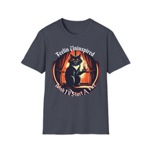 Load image into Gallery viewer, Dark Humor Cat Tee on Softstyle
