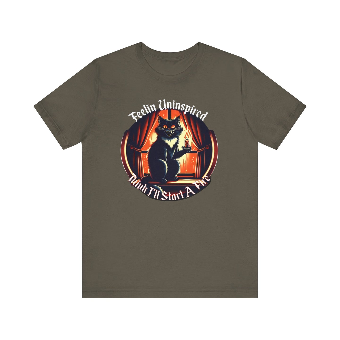 Dark Humor Cat on Bella+Canvas Tee
