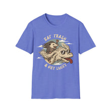 Load image into Gallery viewer, Eat Trash &amp; Get Lucky on Gildan Softstyle T-Shirt
