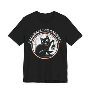Adorable But Sadistic on Bella+Canvas Tee