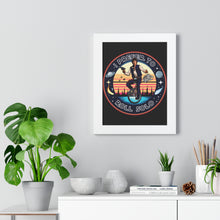 Load image into Gallery viewer, Han Solo Unicycle Framed Vertical Poster
