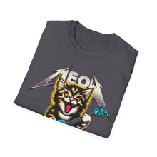 Load image into Gallery viewer, Hard Rock Kitty -- Pink -- On Gildan Softstyle T-Shirt

