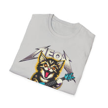 Load image into Gallery viewer, Hard Rock Kitty -- Pink -- On Gildan Softstyle T-Shirt
