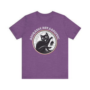 Adorable But Sadistic on Bella+Canvas Tee