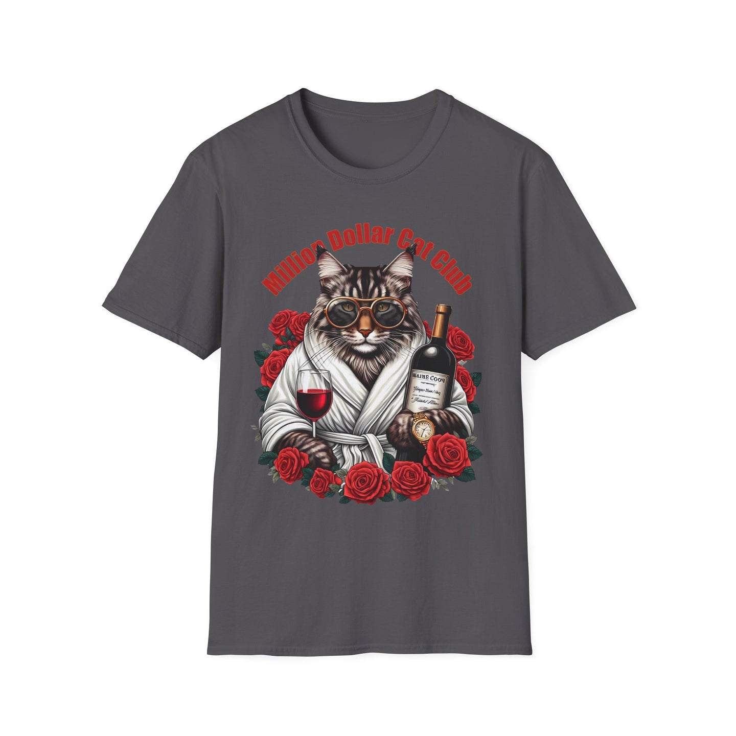 Cat Club T-Shirt On Softstyle