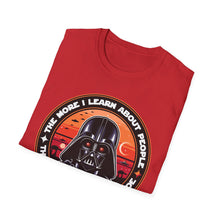 Load image into Gallery viewer, Vader Dark Side On Gildan Softstyle Tee
