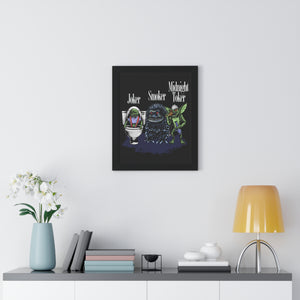 80s Monsters Framed Poster