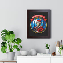 Load image into Gallery viewer, Santa Voorhees Framed Vertical Poster
