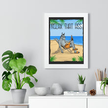 Load image into Gallery viewer, Relaxed Donkey Framed Poster
