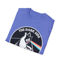 Load image into Gallery viewer, Dark Side of The Meow Tee on Softstyle
