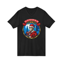 Load image into Gallery viewer, Santa Voorhees on Bella Canvas V-Neck
