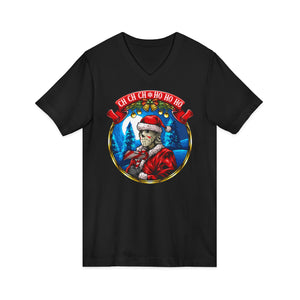 Santa Voorhees on Bella Canvas V-Neck