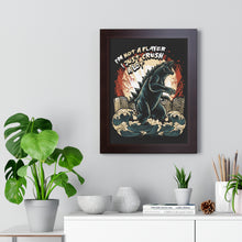 Load image into Gallery viewer, Big Zilla Framed Vertical Poster
