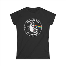 Load image into Gallery viewer, Dark Side of The Meow on Women's Softstyle T-Shirt
