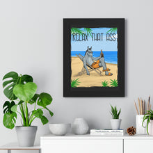 Load image into Gallery viewer, Relaxed Donkey Framed Poster
