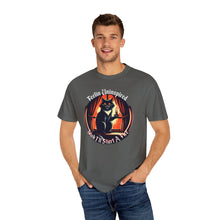 Load image into Gallery viewer, Dark Humor Cat on Comfort Colors T-shirt
