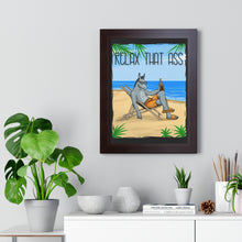 Load image into Gallery viewer, Relaxed Donkey Framed Poster
