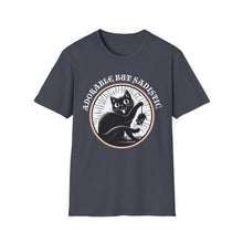 Load image into Gallery viewer, Adorable But Sadistic Cat Tee on Softstyle
