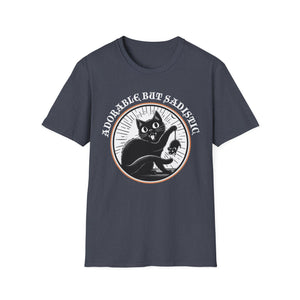 Adorable But Sadistic Cat Tee on Softstyle