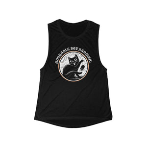 Adorable But Sadistic on Women's Muscle Tank