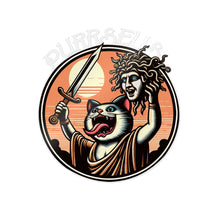 Load image into Gallery viewer, Purrseus Cartoon-Style Die-Cut Stickers, (DTF)
