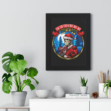 Load image into Gallery viewer, Santa Voorhees Framed Vertical Poster

