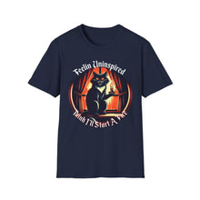 Load image into Gallery viewer, Dark Humor Cat Tee on Softstyle
