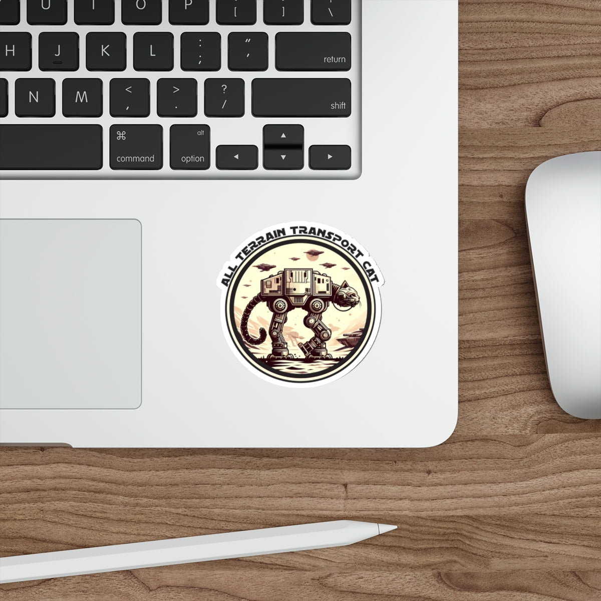 All Terrain Transport Cat Die-Cut Stickers